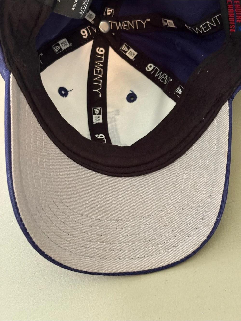 New Era LA Dodgers Two-Tone Cap in White and Royal Blue
